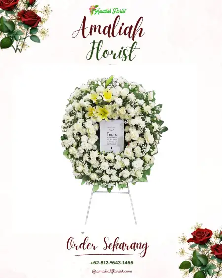 Krans Bunga Duka Penawar Tama