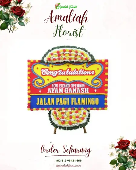 Sewa Papan Bunga Penawar Tama